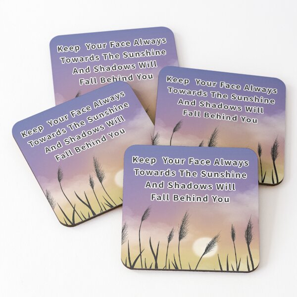 Item preview, Keep Your Face Always Towards the Sunshine - Sunshine-Inspired Art Print designed and sold by EnrichGraphics.