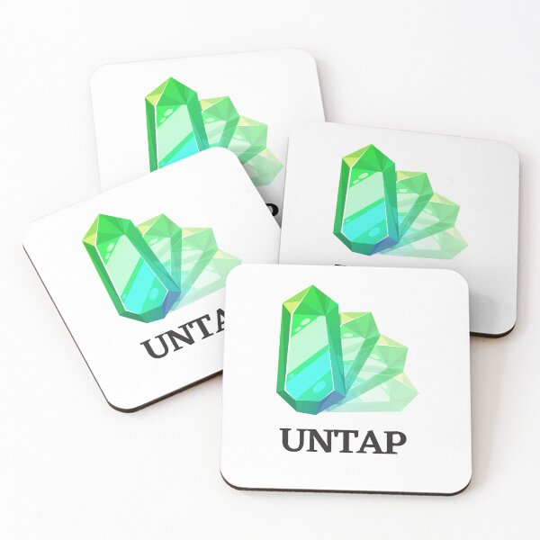 Item preview, MTG Emerald with UNTAP designed and sold by PODTycoon.