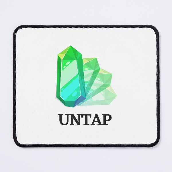 Item preview, MTG Emerald with UNTAP designed and sold by PODTycoon.