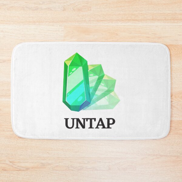 Item preview, MTG Emerald with UNTAP designed and sold by PODTycoon.