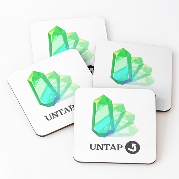 Item preview, MTG Emerald with UNTAP designed and sold by PODTycoon.