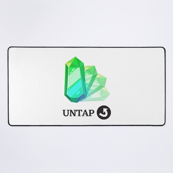 Item preview, MTG Emerald with UNTAP designed and sold by PODTycoon.