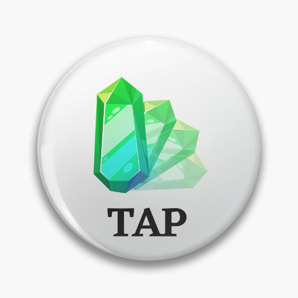 Item preview, MTG Emerald with TAP designed and sold by PODTycoon.