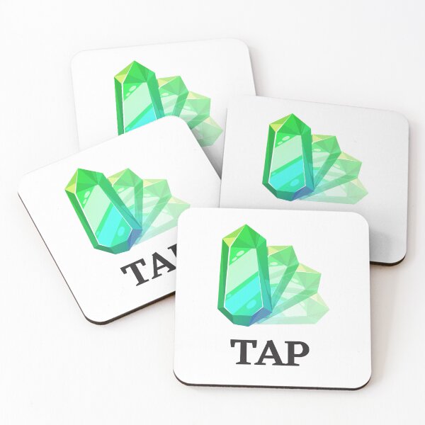 Item preview, MTG Emerald with TAP designed and sold by PODTycoon.