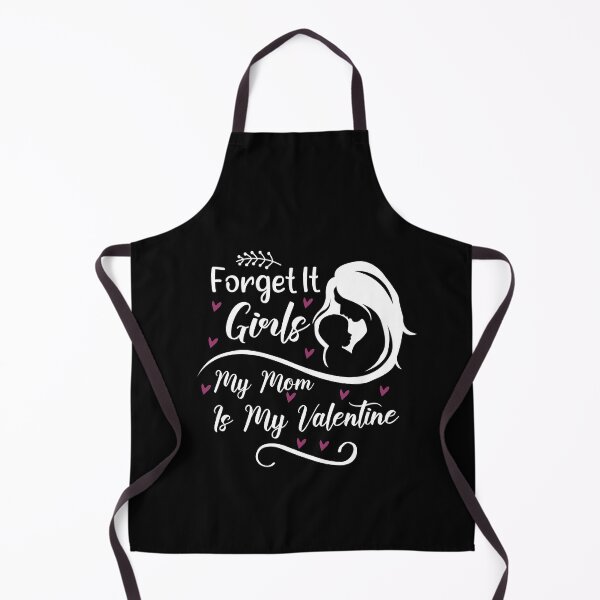 Item preview, Forget It Girls My Mom Is My Valentine Cute Purple Hearts Mommy Present Valentine's Day designed and sold by pedrored369.