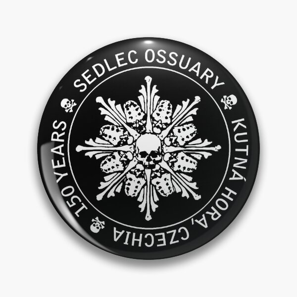 Item preview, Sedlec Ossuary Skulls Photo Art Logo, Human Bone Church Mystery Skulls Art, Halloween Skull designed and sold by Sedlec Ossuary Project.