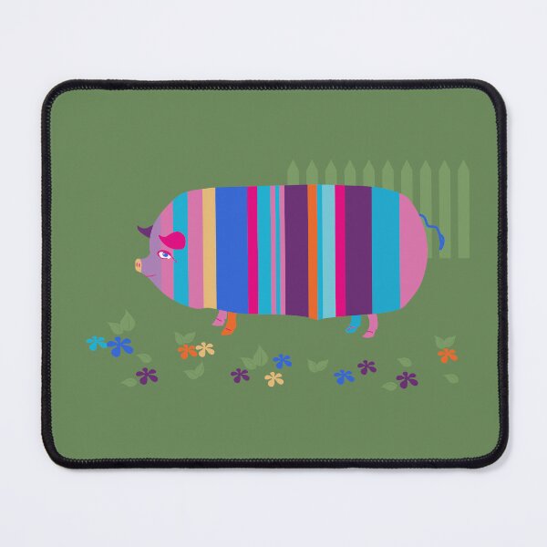 Item preview, Cute Striped Pig Vintage 1970's designed and sold by Anna Lemos.