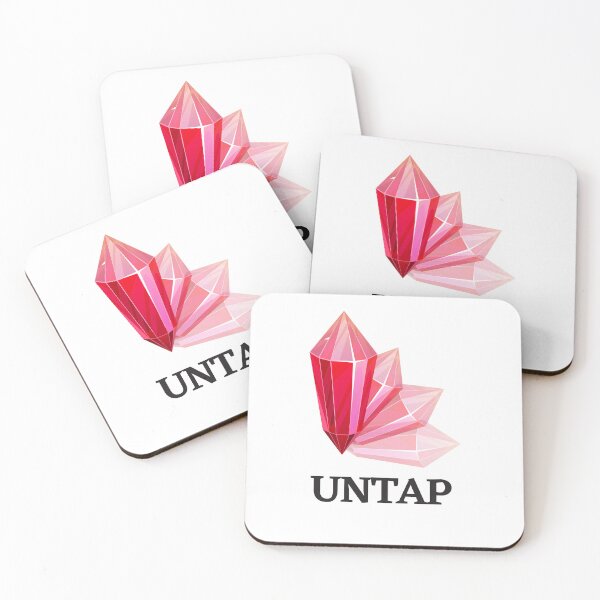 Item preview, MTG Ruby with UNTAP designed and sold by PODTycoon.