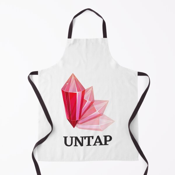 Item preview, MTG Ruby with UNTAP designed and sold by PODTycoon.