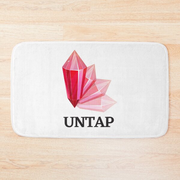 Item preview, MTG Ruby with UNTAP designed and sold by PODTycoon.
