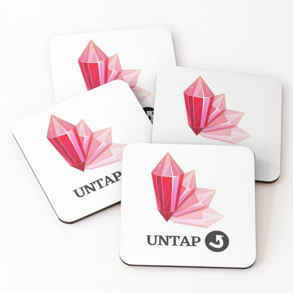 Item preview, MTG Ruby with UNTAP designed and sold by PODTycoon.