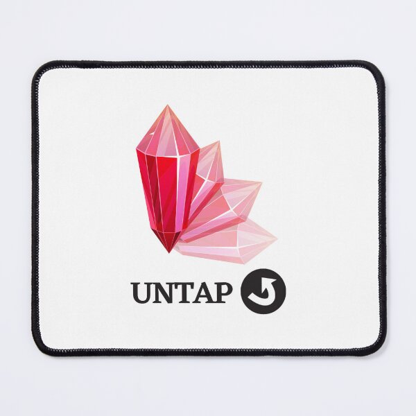 Item preview, MTG Ruby with UNTAP designed and sold by PODTycoon.