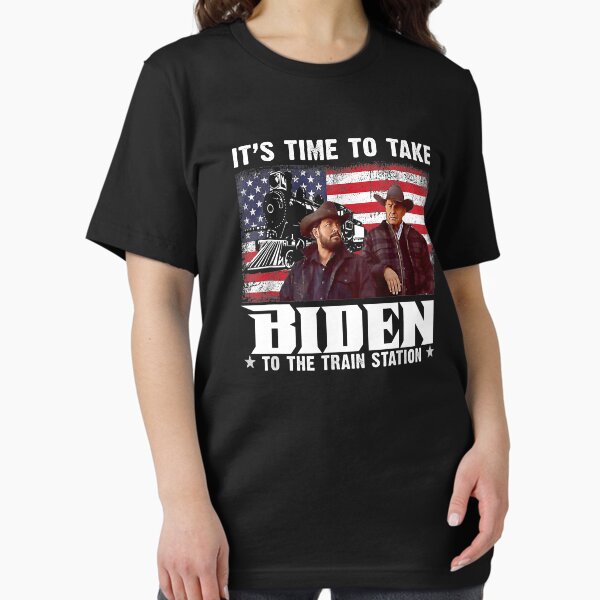 Item preview, Its Time To Take Biden To The Train Station designed and sold by PrinceJaylon.