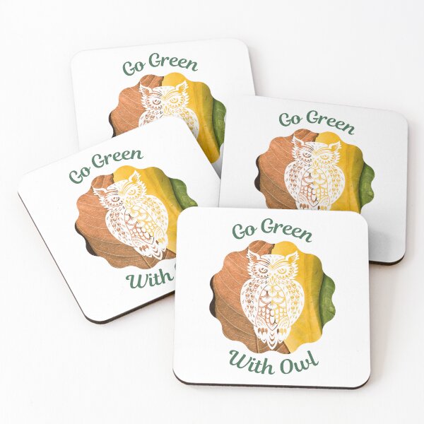 Item preview, Go Green With Owl designed and sold by kucingmaikan.