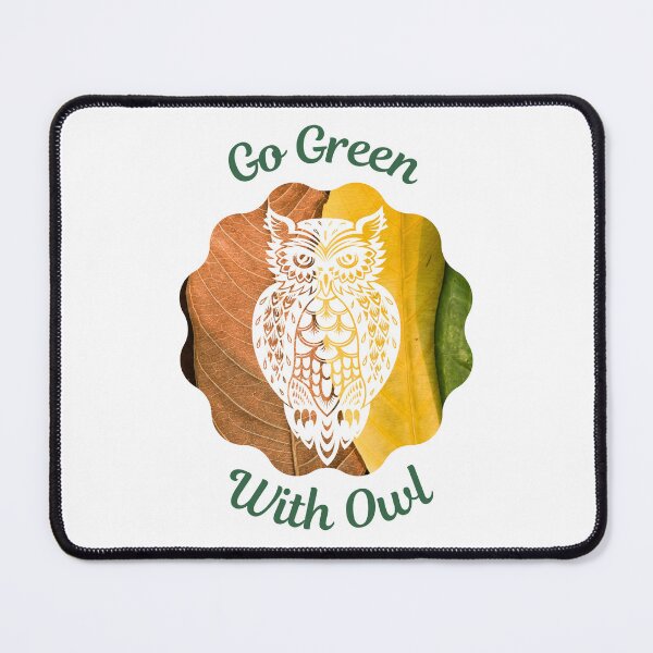 Item preview, Go Green With Owl designed and sold by kucingmaikan.