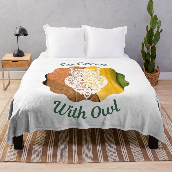 Item preview, Go Green With Owl designed and sold by kucingmaikan.