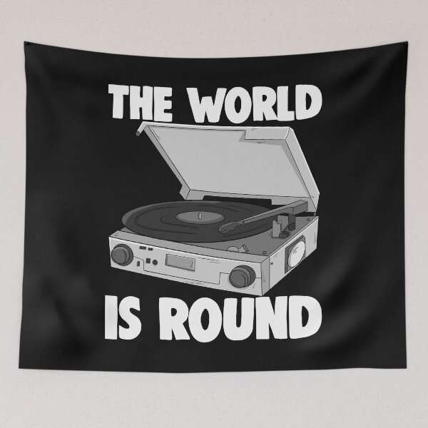 Item preview, The World Is Round Vinyl designed and sold by Bendthetrend.