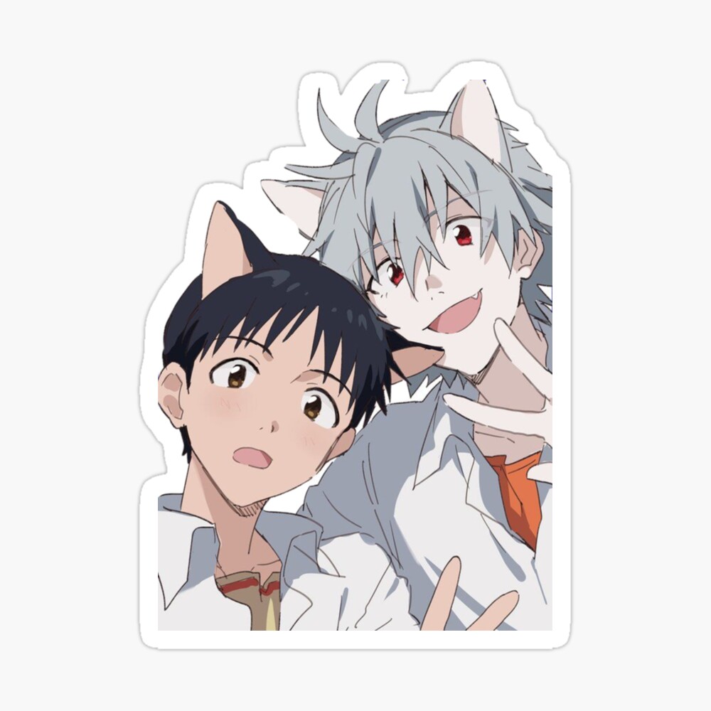 Evangelion yaoi anime ship Poster for Sale by ValentinaGraphs | Redbubble