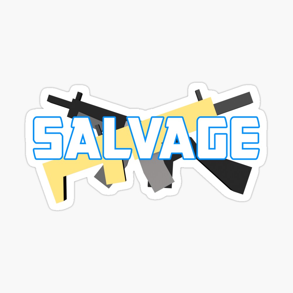 Salvage Logo Poster By Insanelyluke Redbubble - new working salvage codes roblox