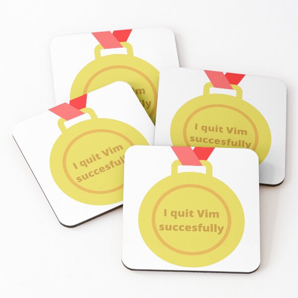 Item preview, Medal of bravery - Quitting Vim successfully designed and sold by themkat.