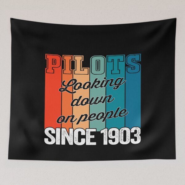 Item preview, Pilots looking down on peaople - Vintage gift designed and sold by FouDeeziner.