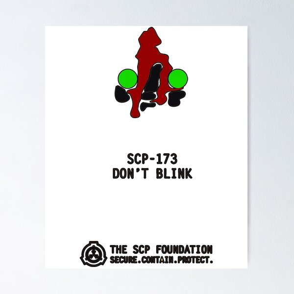 SCP WARNING Poster Don't Speak Scp-foundation Poster 