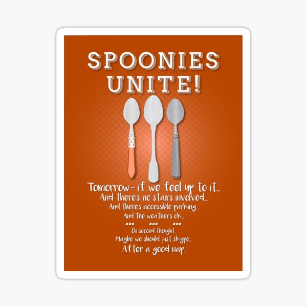 Item preview, SPOONIES UNITE! (Yellow/Orange) designed and sold by PrettySickArt.