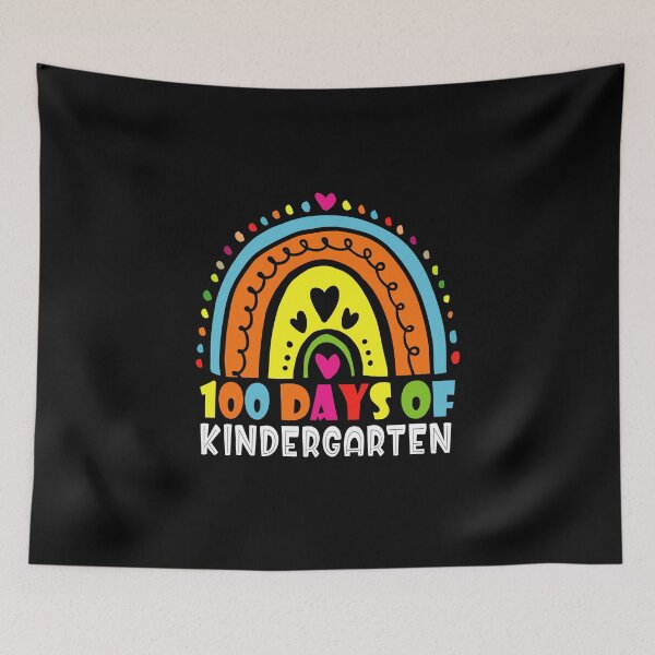 Item preview, 100 Days of Kindergarten Rainbow 100th Days of School Teacher Student Kindergarten designed and sold by Md. Manjur Ahamed.