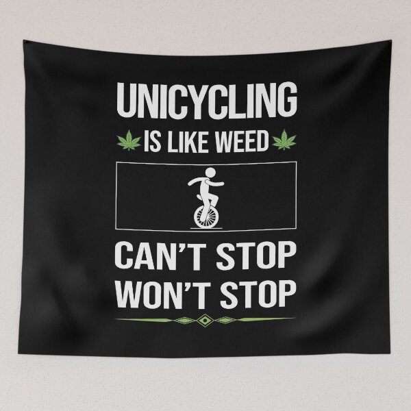 Item preview, Funny Can't Stop Unicycling Unicycle Unicyclist designed and sold by ArydeaNoriega.