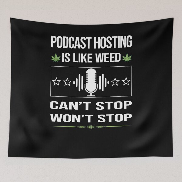Item preview, Funny Can't Stop Podcasts Podcast designed and sold by FulviaContreras.