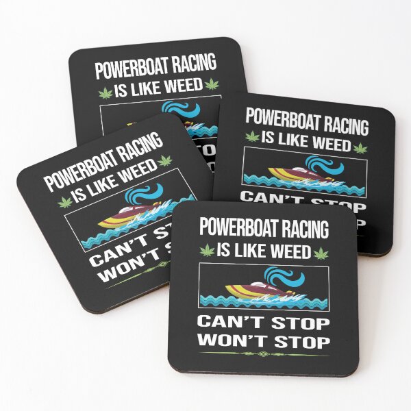 Item preview, Funny Can't Stop Powerboat Racing designed and sold by FulviaContreras.
