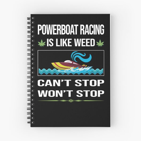 Item preview, Funny Can't Stop Powerboat Racing designed and sold by FulviaContreras.