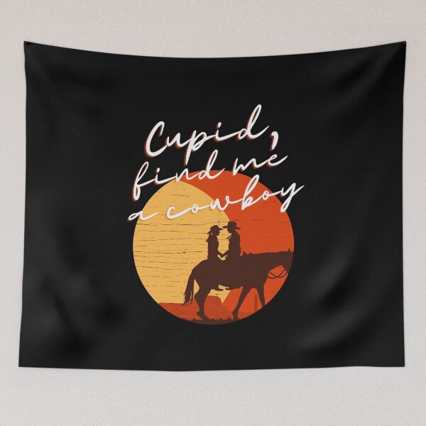 Item preview, Cupid, find me a cowboy design - Valentines Day quotes designed and sold by HROC.
