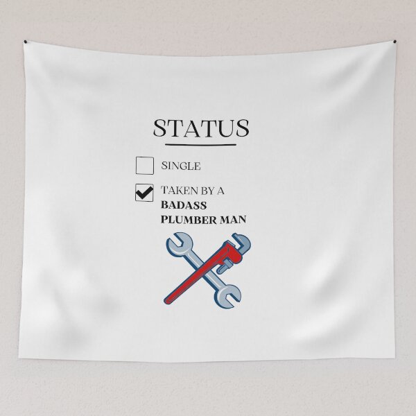Item preview, Wife of a badass plumber designed and sold by EnjoyLifeMerch.