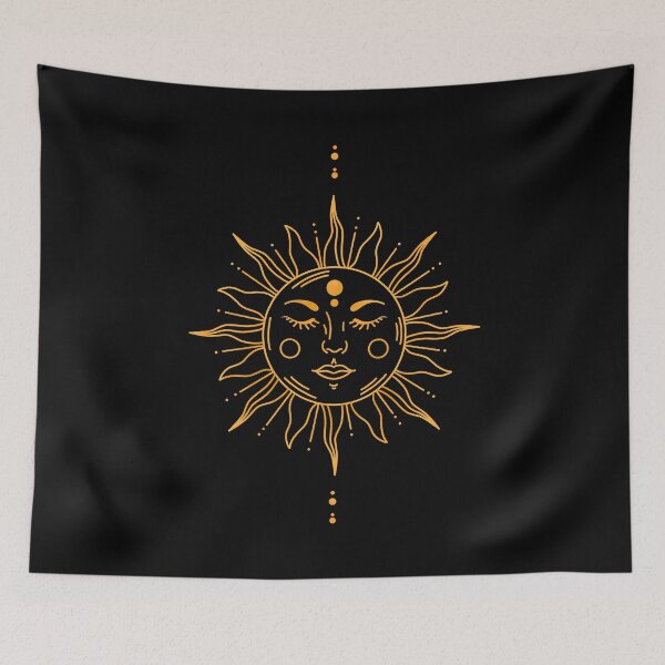 Item preview, Minimalist Celestial Sun designed and sold by ethnicdrawing.