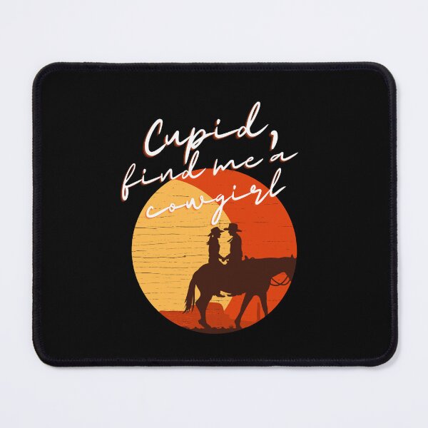 Item preview, Cupid, find me a cowgirl design - Valentines Day quotes designed and sold by HROC.
