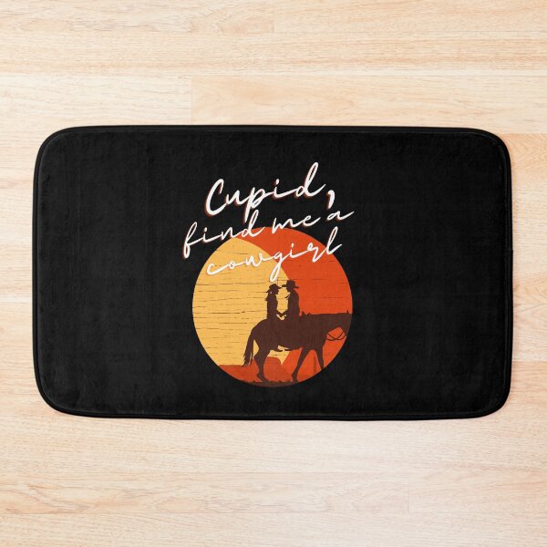 Item preview, Cupid, find me a cowgirl design - Valentines Day quotes designed and sold by HROC.
