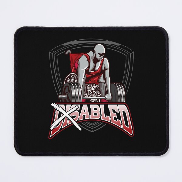 Item preview, Abled Wheelchair Weightlifter Deadlift designed and sold by thingsandthings.