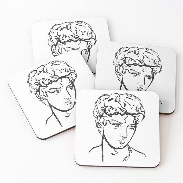Item preview, Statue line drawing designed and sold by monrow.