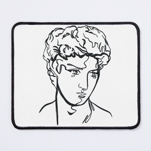 Item preview, Statue line drawing designed and sold by monrow.