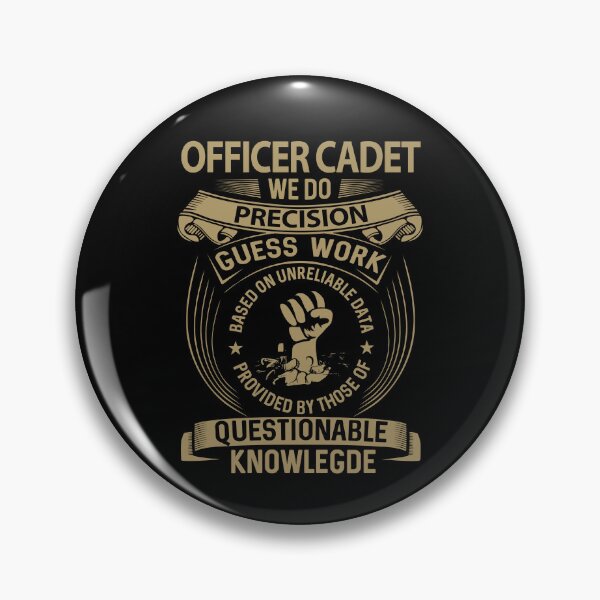 Item preview, Officer Cadet T Shirt - We Do Precision Job Gift Item Tee designed and sold by smueller39.