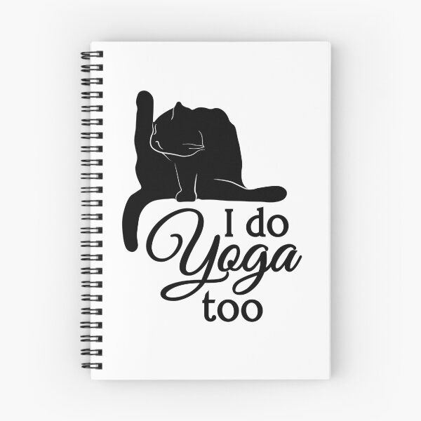 Item preview, I Do Yoga Too | Cat | Black | White designed and sold by Wintre2.