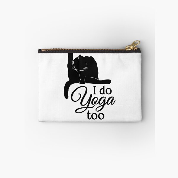 Item preview, I Do Yoga Too | Cat | Black | White designed and sold by Wintre2.
