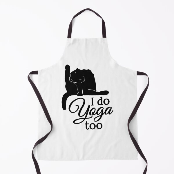 Item preview, I Do Yoga Too | Cat | Black | White designed and sold by Wintre2.