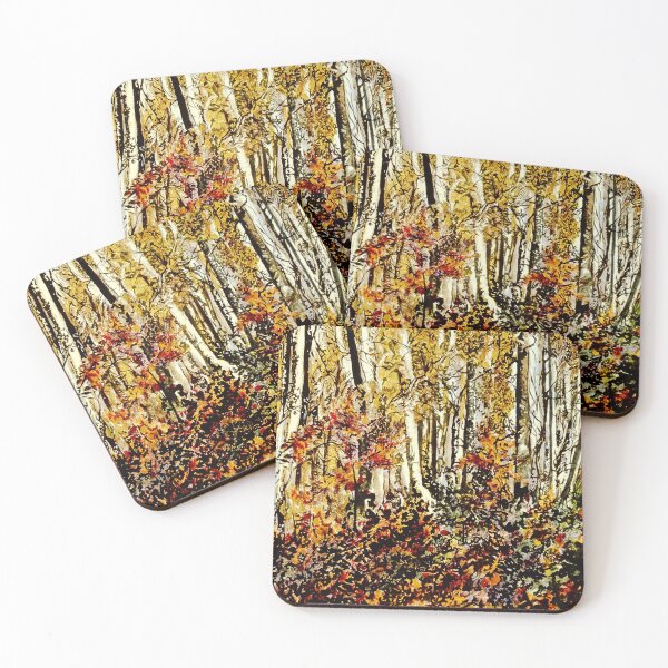 Item preview, Autumn Gold with the Birches designed and sold by Jennifer Wadsworth.