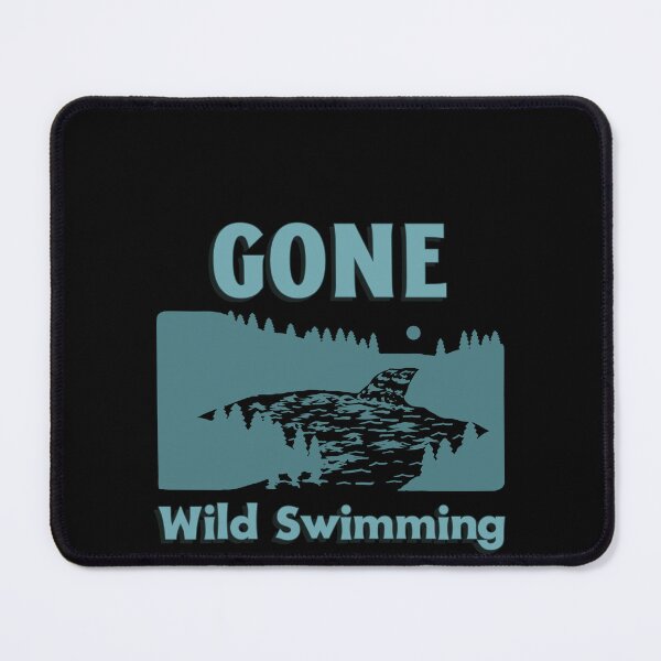 Item preview, Gone Wild Swimming - Blue - Graphic and Text - Wild Swimming Tees designed and sold by WildSwimming.