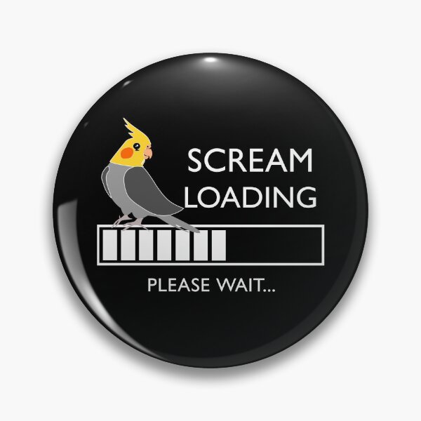 Item preview, Cockatiel Screaming Loading Please Wait designed and sold by FandomizedRose.