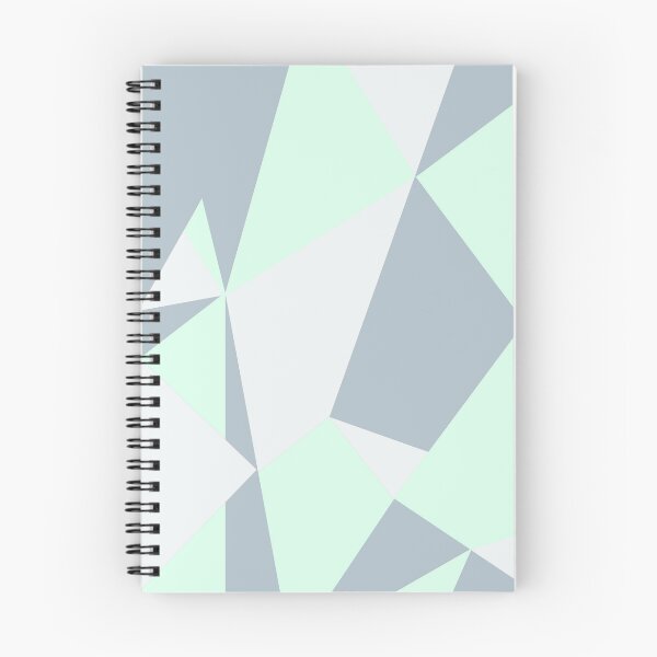 Item preview, Mint and Grey geometric abstract pattern designed and sold by PuzbieArts.