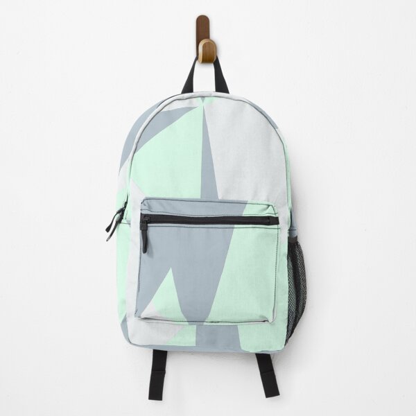 Item preview, Mint and Grey geometric abstract pattern designed and sold by PuzbieArts.