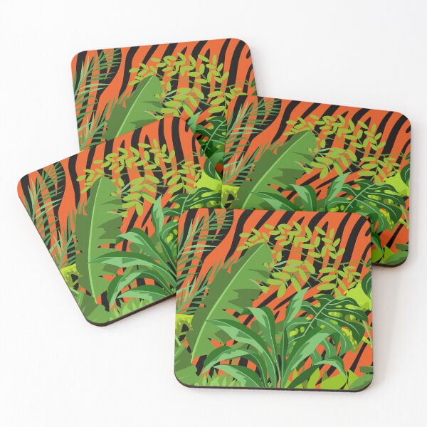 Item preview, Year of the Tiger Patterned Classic Orange - Jungle designed and sold by LudicrousFeed.